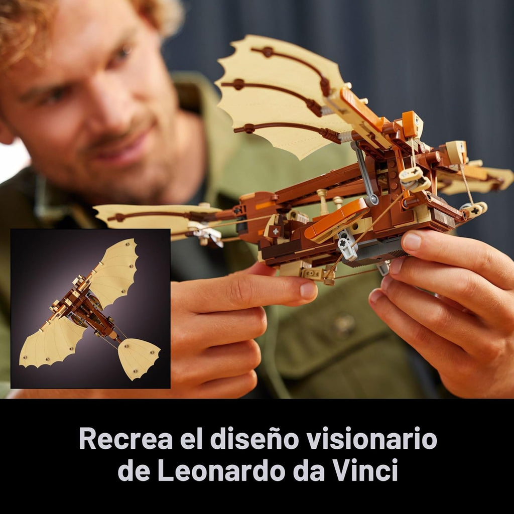LEGO Icons Leonardo da Vinci's Flying Machine DIY Kit - Set de...