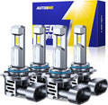 AUTOONE Bombillas 9005 9006, 120,000 lúmenes, 10X, ultra brillantes...