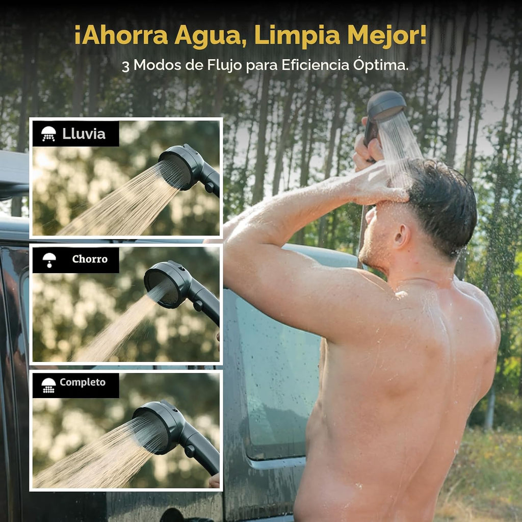 BougeRV Calentador de agua de propano portátil Batería incorporada...