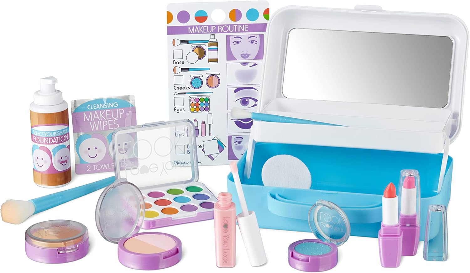 Melissa &amp; Doug Kit de Maquillaje de Simulación "Love Your L...