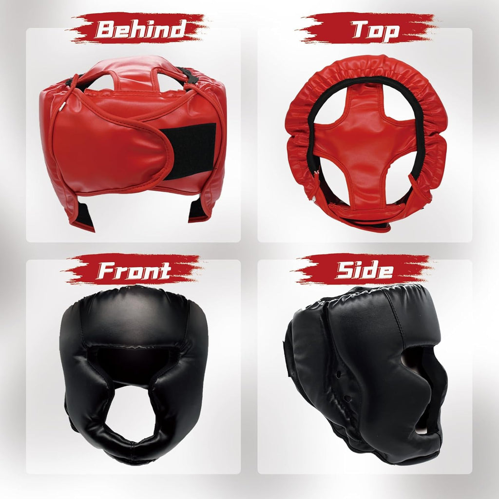 Juego de guantes de boxeo y accesorios para la cabeza, incluye 2 un...