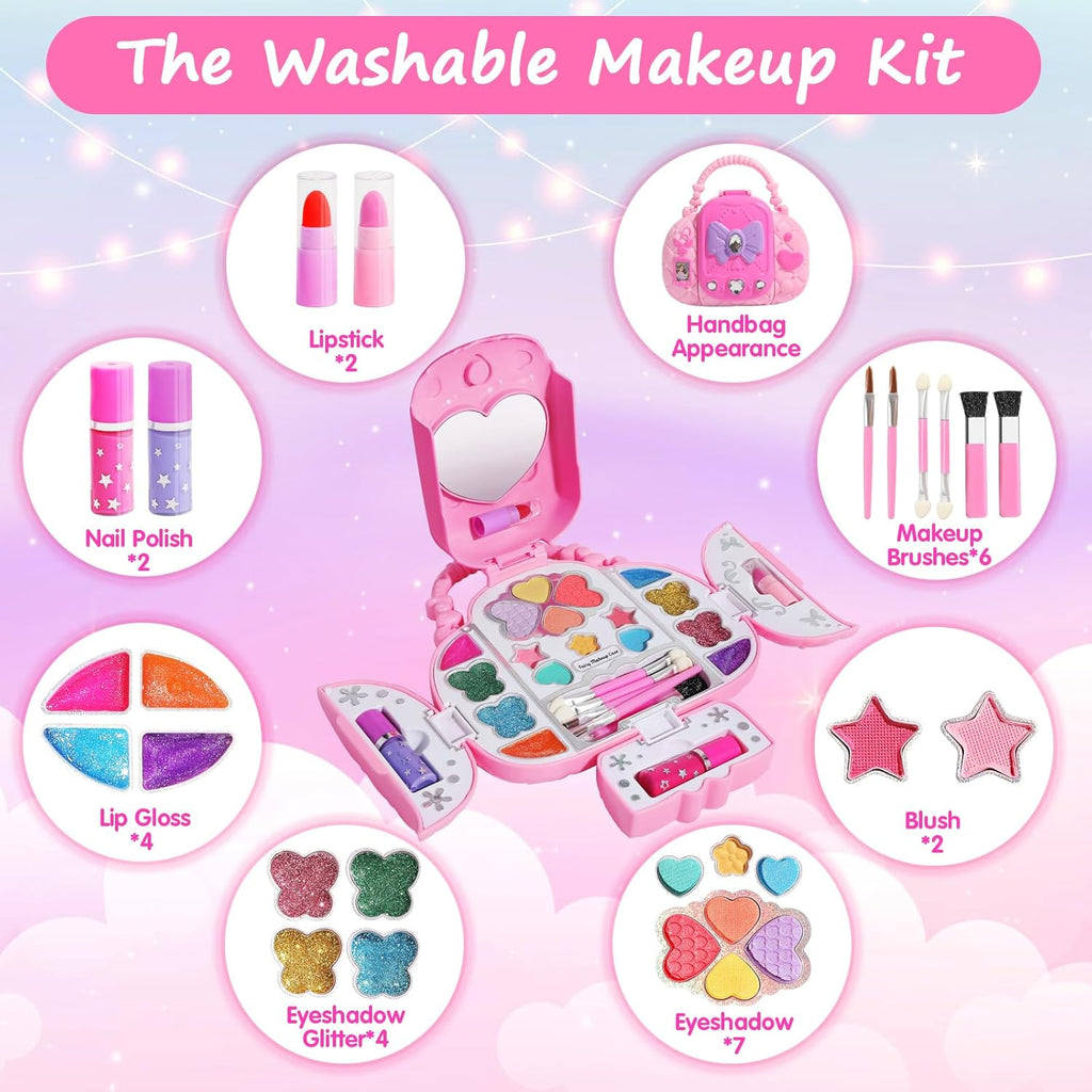 Topsolid Kit de Maquillaje Infantil con Espejo - Juego de Maquillaj...