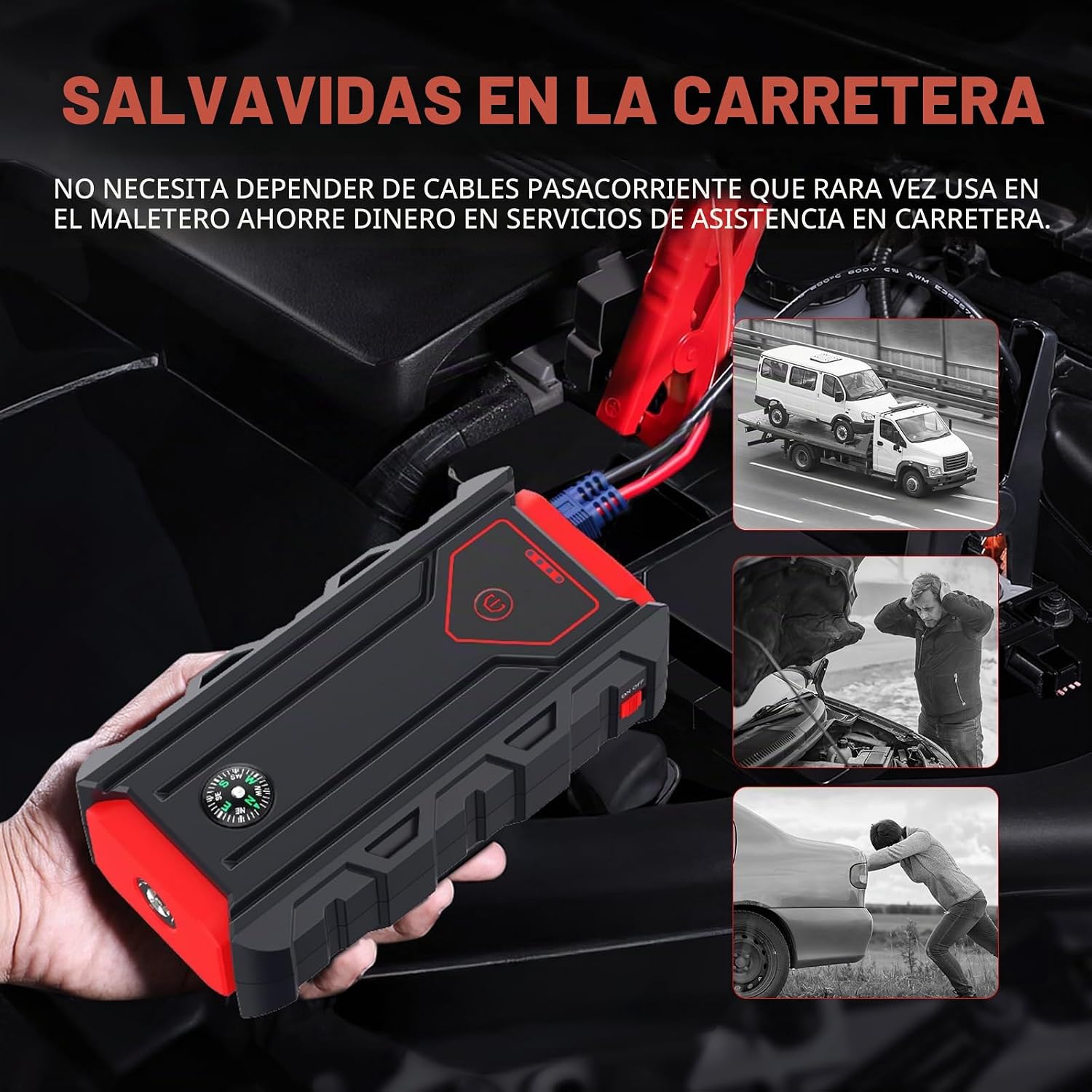 Arrancador de batería para automóvil MT16, paquete de refuerzo de b...