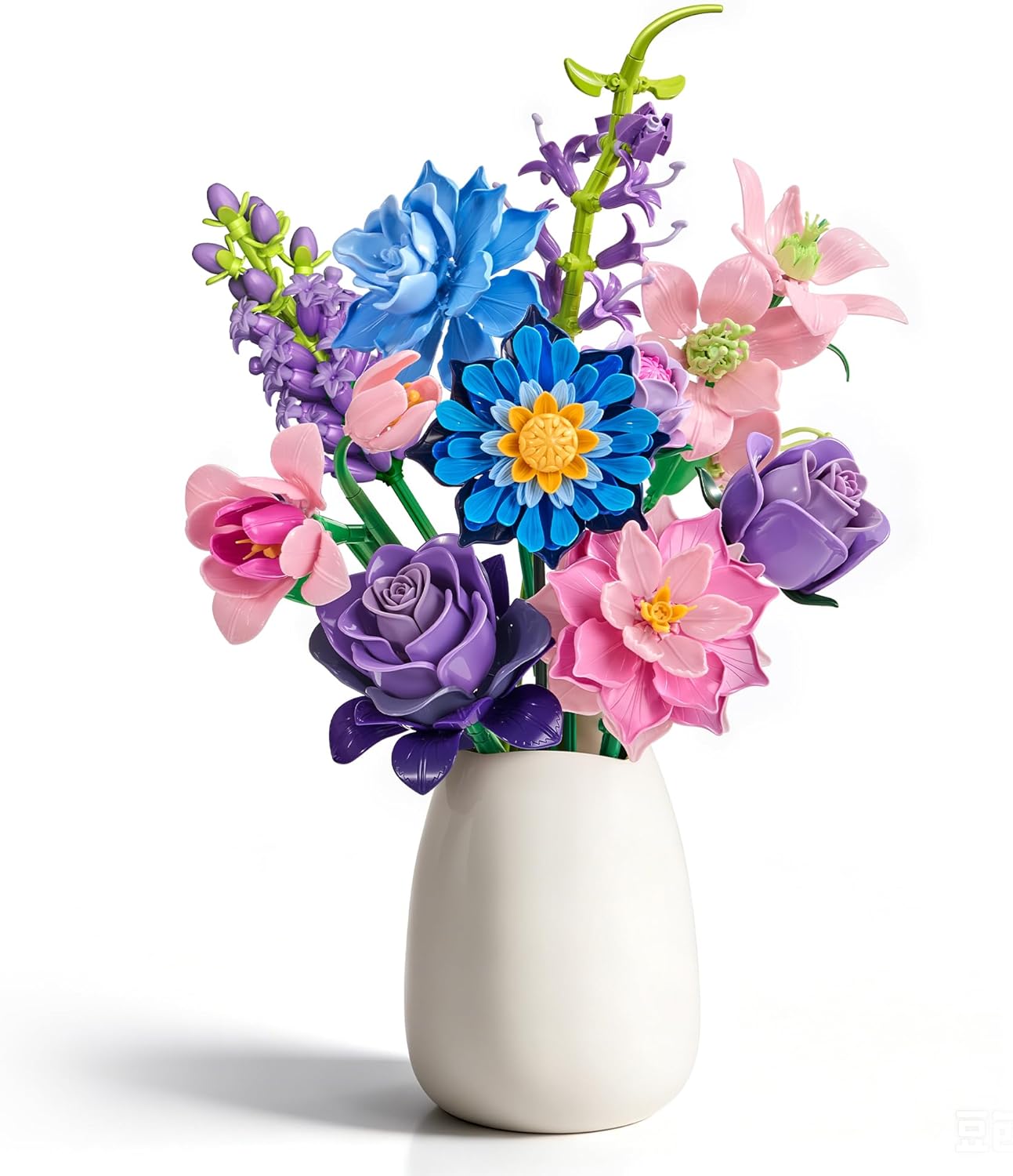 EWED Impressionist Water Lily Flowers Bouquet Building Set for Adul...