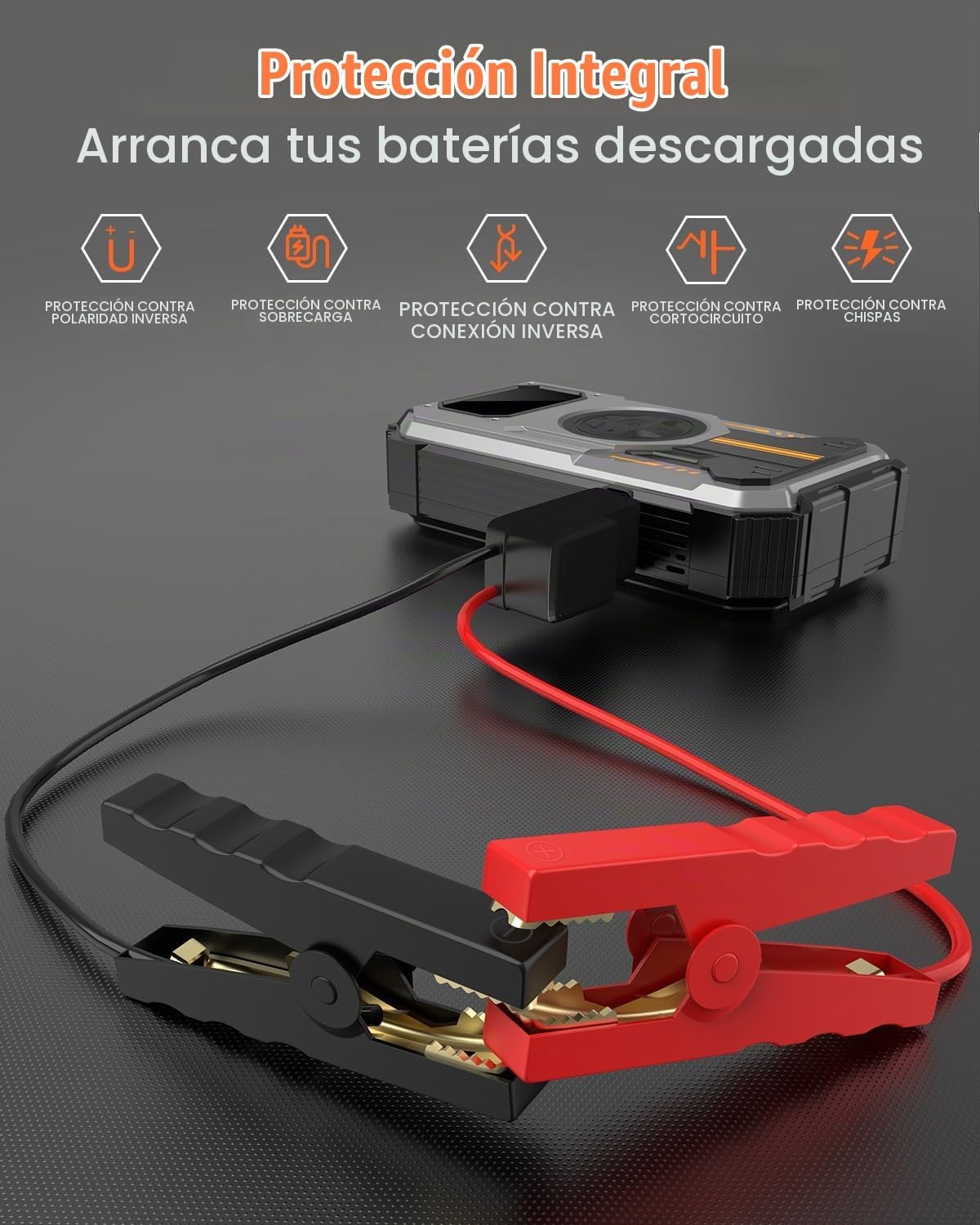 Eigotrav Arrancador de Batería de Coche con Compresor de Aire, Salt...