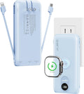 Cargador Portátil XEGNER 10000mAh 20W, Enchufe de Pared, 2 Cables,...