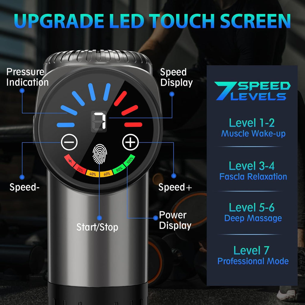 Pistola para masajes Toloco\u2013T11 Pro, de mano, para tejido musc...