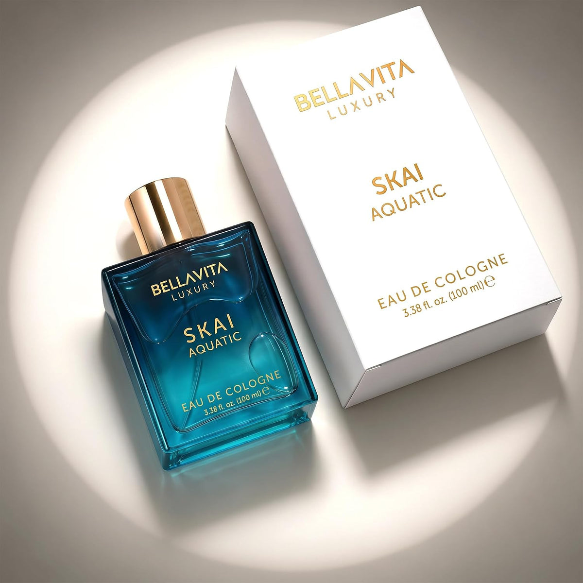 Bellavita Luxury SKAI Aquatic Eau de Parfum Unisex, 3.4 fl oz (100...