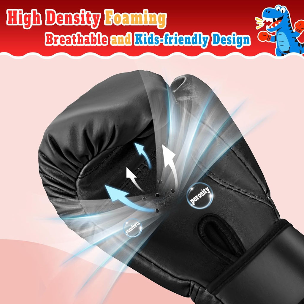 Guantes de boxeo para niños y niñas, guantes de entrenamiento de bo...