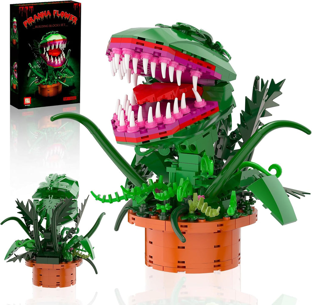 aphpaio Audrey 2 Juegos de Juguetes de Construcción de Planta Pirañ...