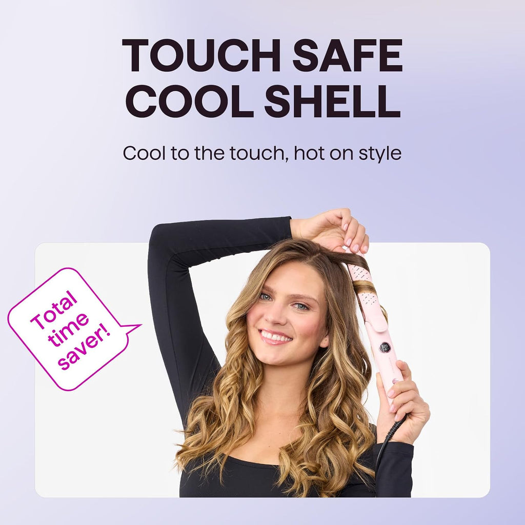 Wavytalk Airflow Styler Whirlwind Curl, alisador de cabello y rizad...