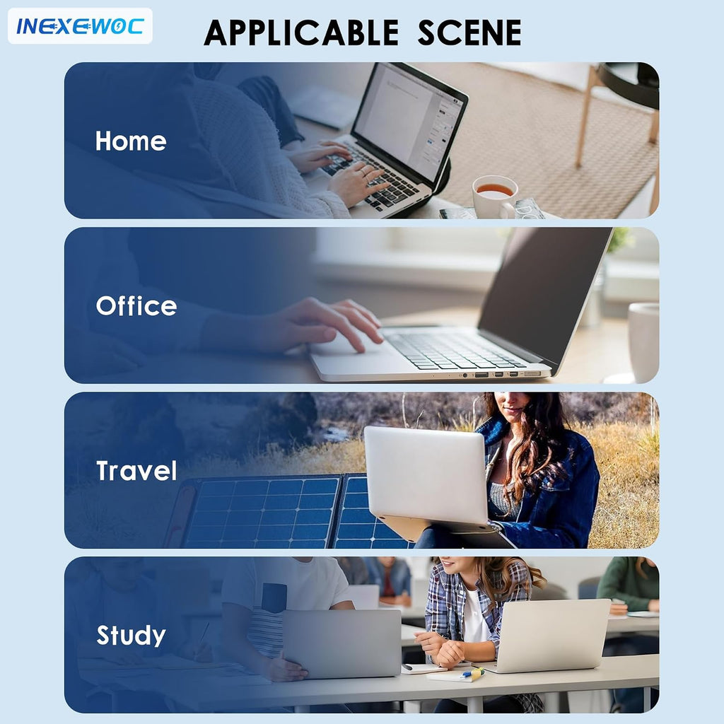 INEXEWOC Cargador USB C de 65 W para laptop compatible con MacBook...