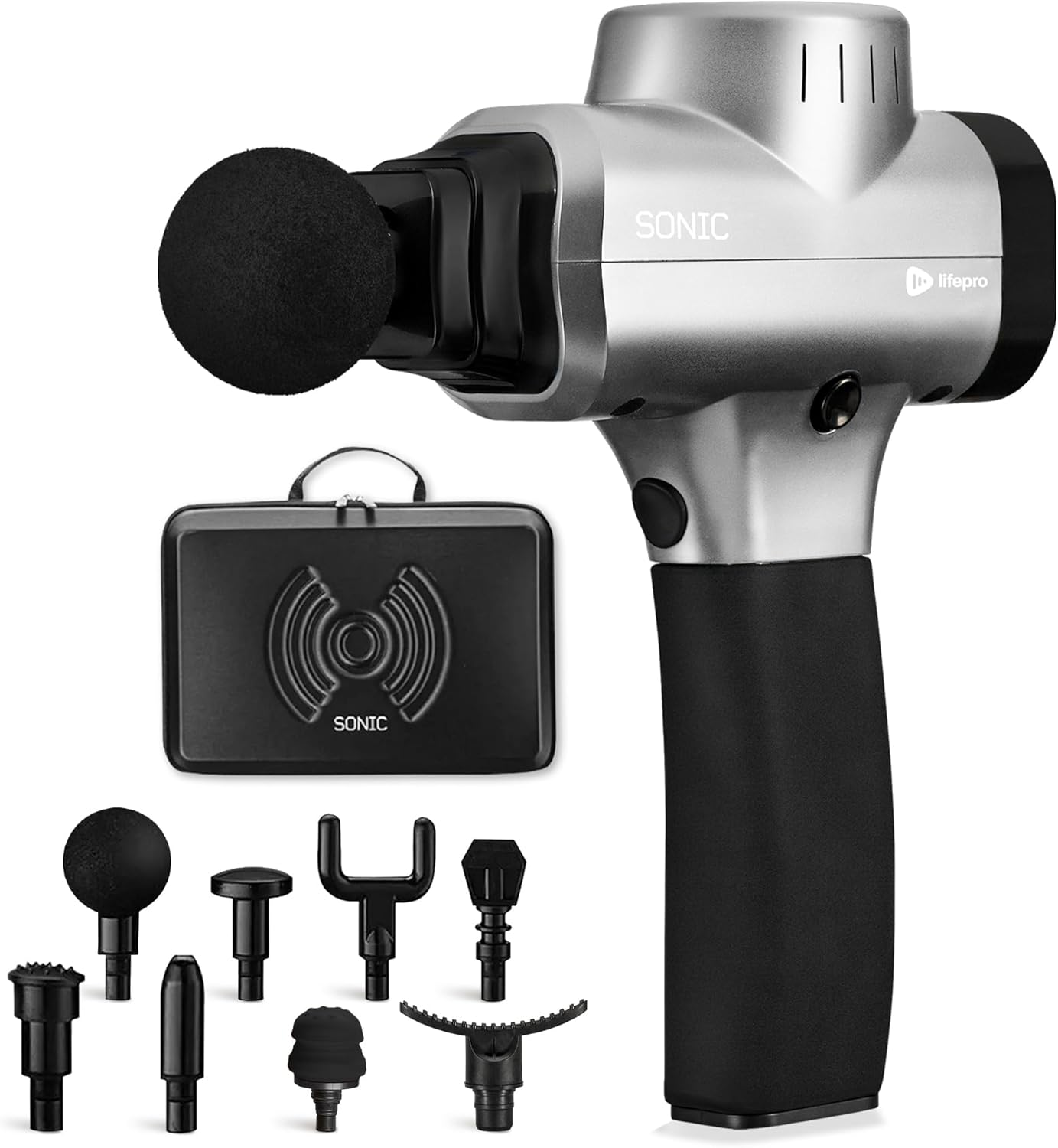 LifePro Pistola de masaje y soporte para pistola de masaje (se vend...