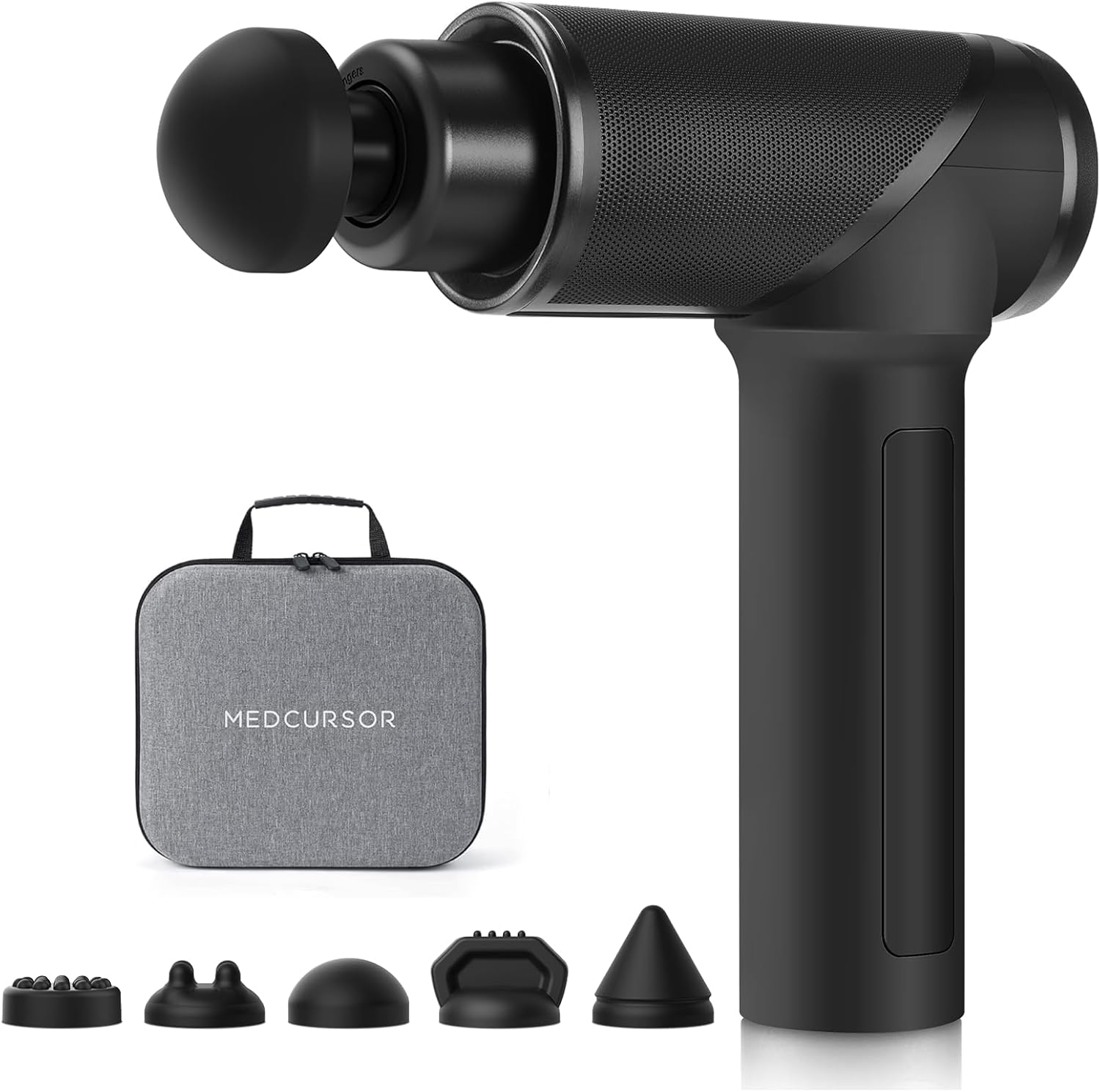 Medcursor Pistola de masaje \u2013 Motor sin escobillas de alta int...
