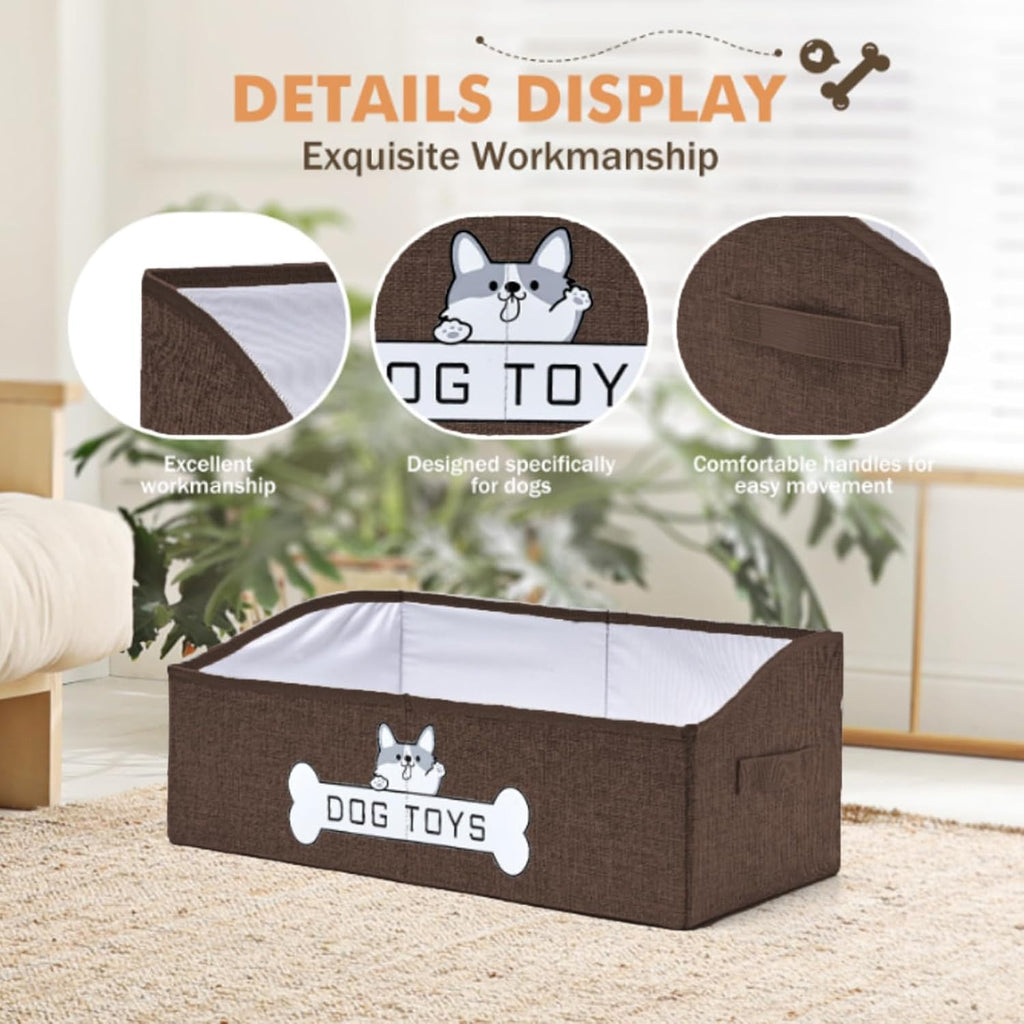 Cesta de juguetes para perros Mutiearo, especialmente diseñada para...
