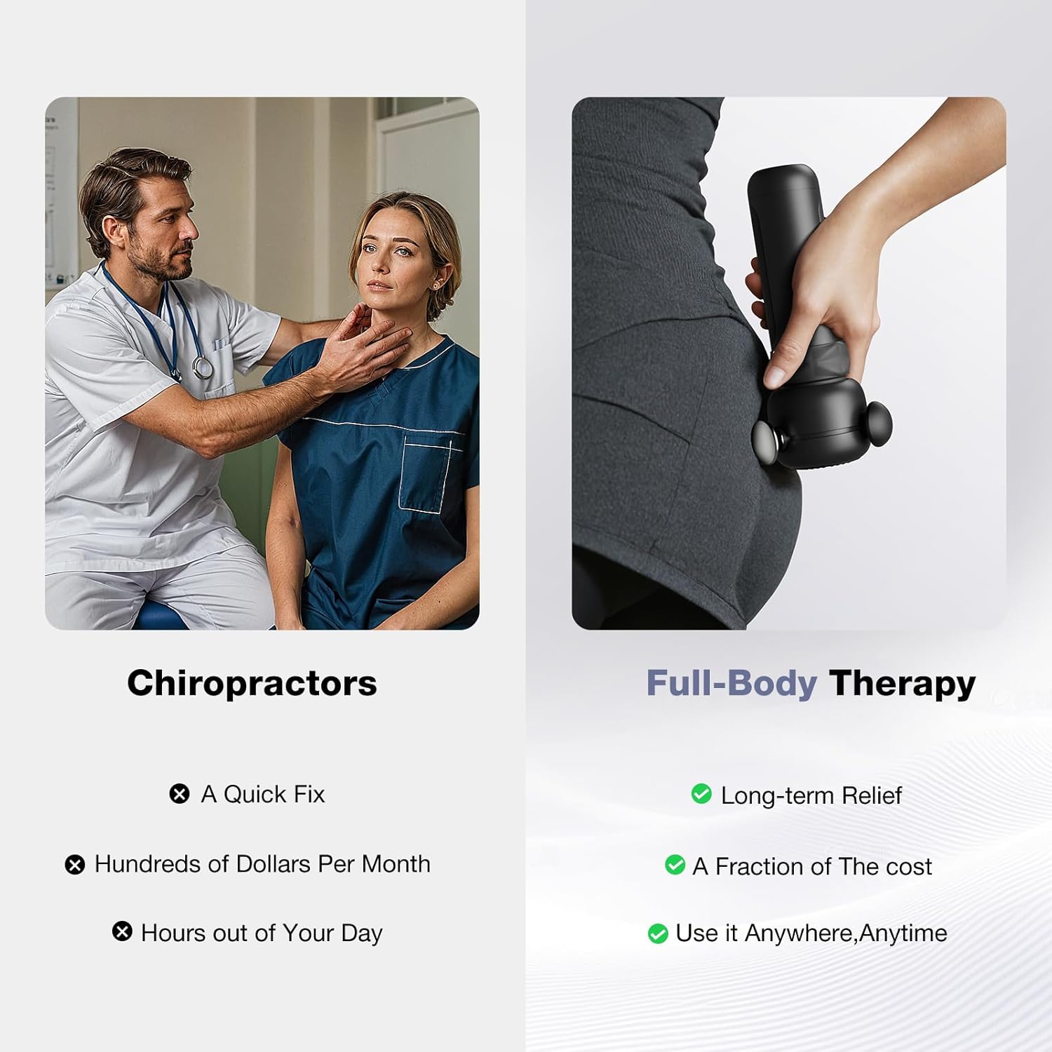 HYAKO SE Pistola de masaje de terapia muscular, masajeador de vibra...