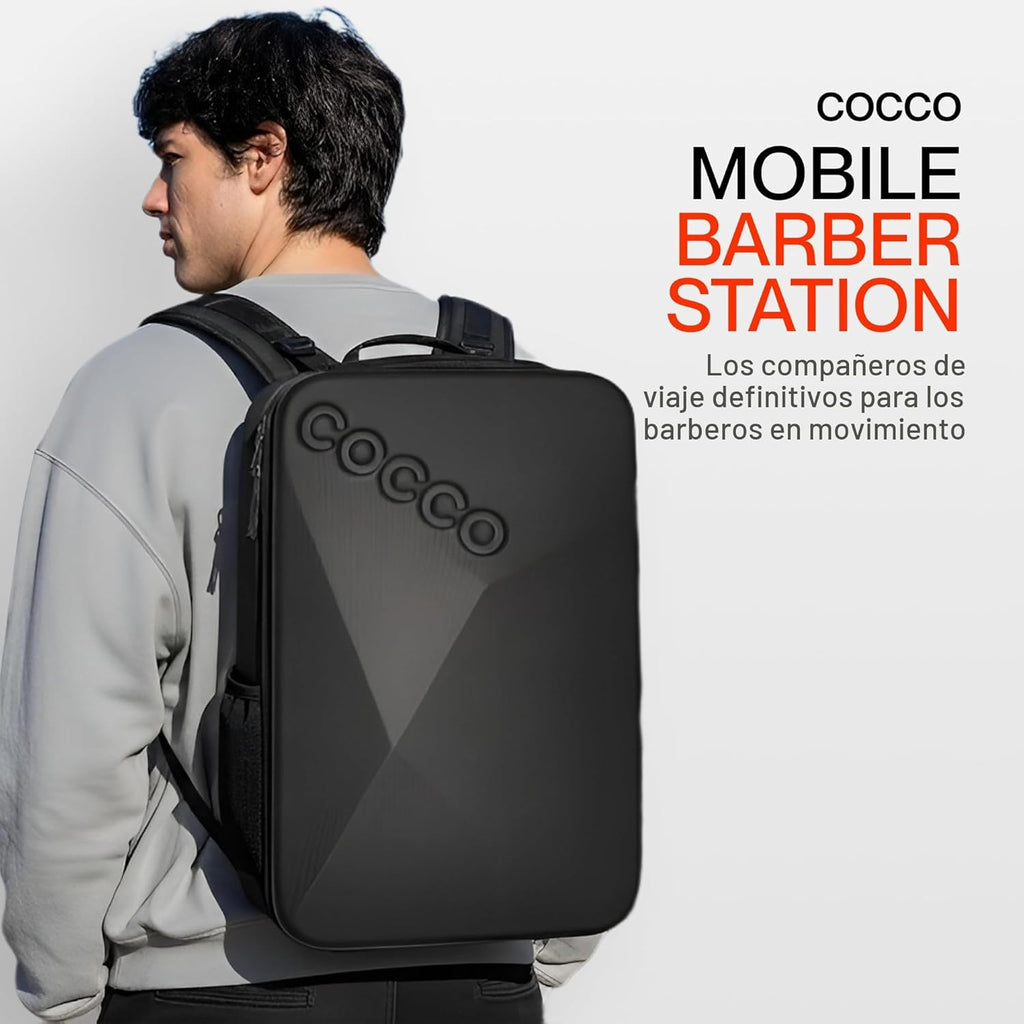 Cocco Mochila de peluquería y estación móvil \u2013 Bolsa de peluqu...