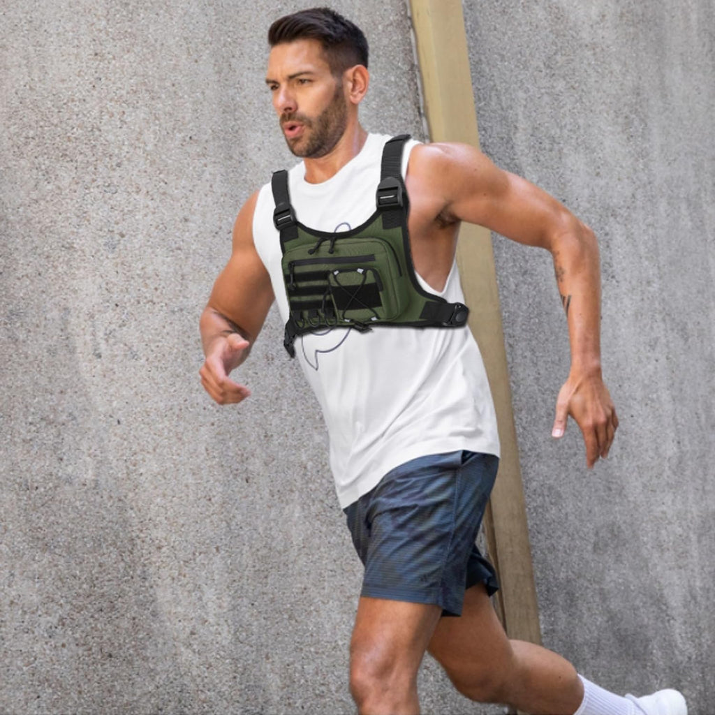 koculemi Bolsa de Pecho para Deportes al Aire Libre para Hombres, F...