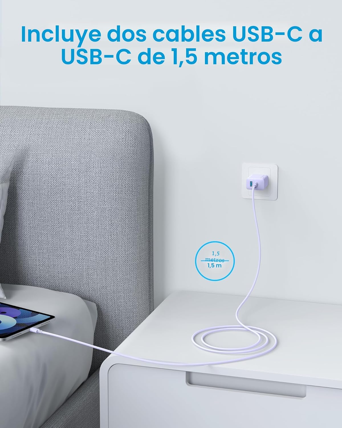 Anker Cargador para iPhone 17\/16, paquete de 2 bloques de cargador...