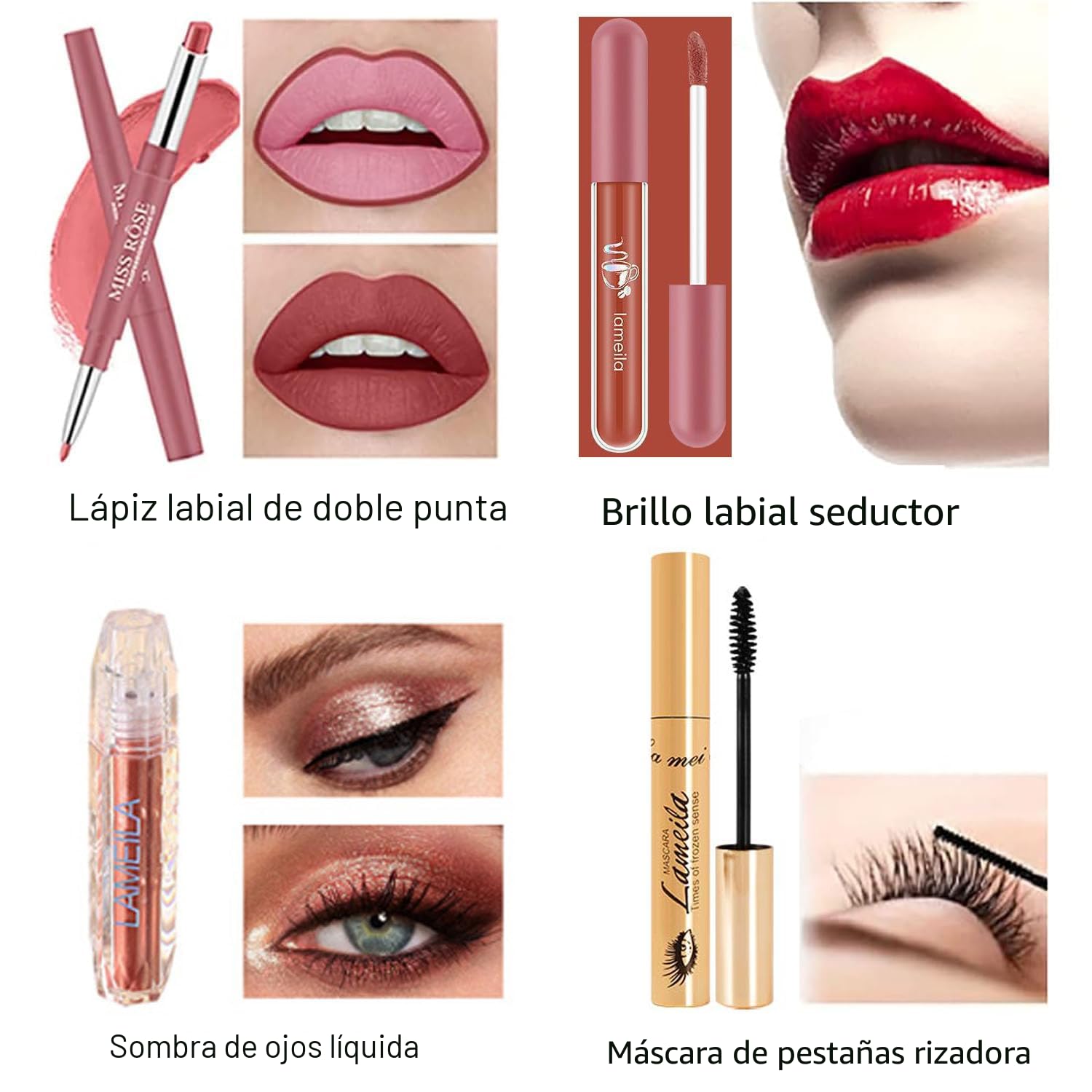 AOLIKOKO Kit de maquillaje todo en uno para mujer - Kit profesional...