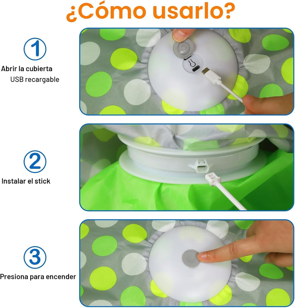 umosis Juguetes interactivos para gatos recargables, moviendo pluma...