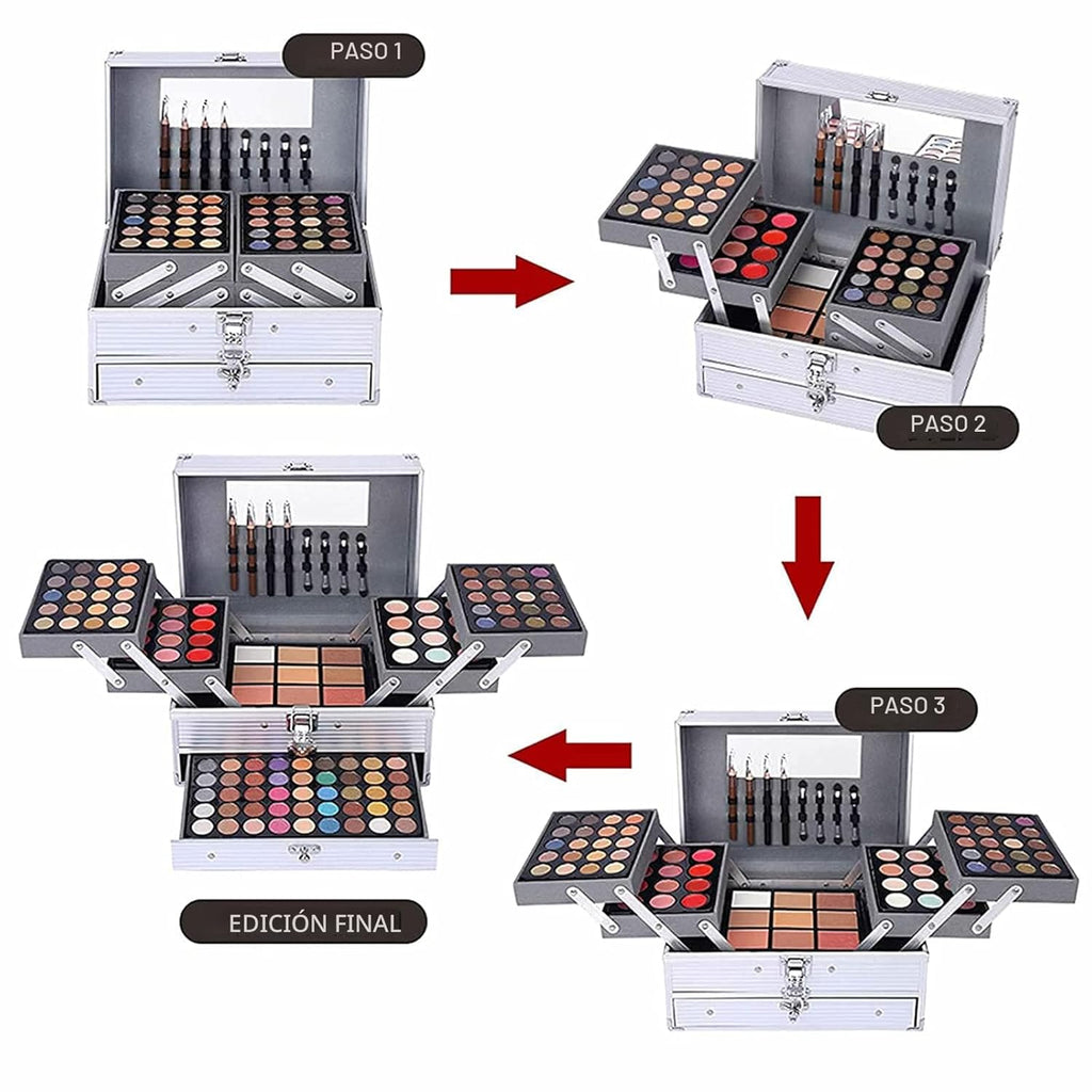 UNIFULL Kit completo de maquillaje de 132 colores todo en uno para...
