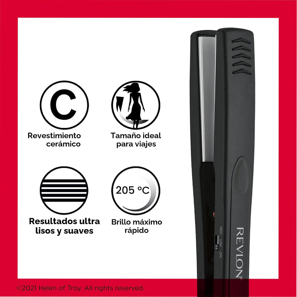 Plancha para cabello de crámica de tamaño medio Revlon Rvst2043 | R...