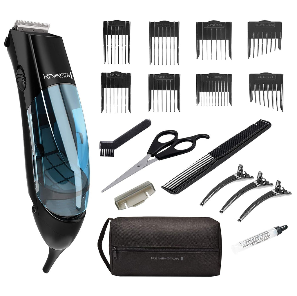 Remington Cortadora de pelo al vacío para hombres, kit de corte de...
