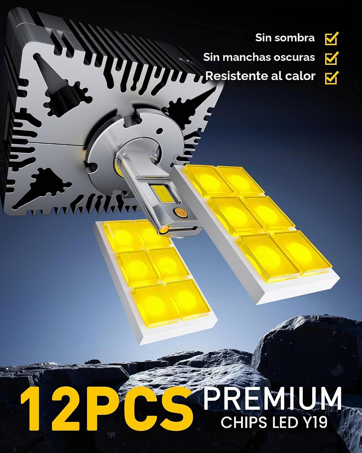 AUXITO Bombillas D5S, 50000LM 6500K blanco frío, reemplazo directo...