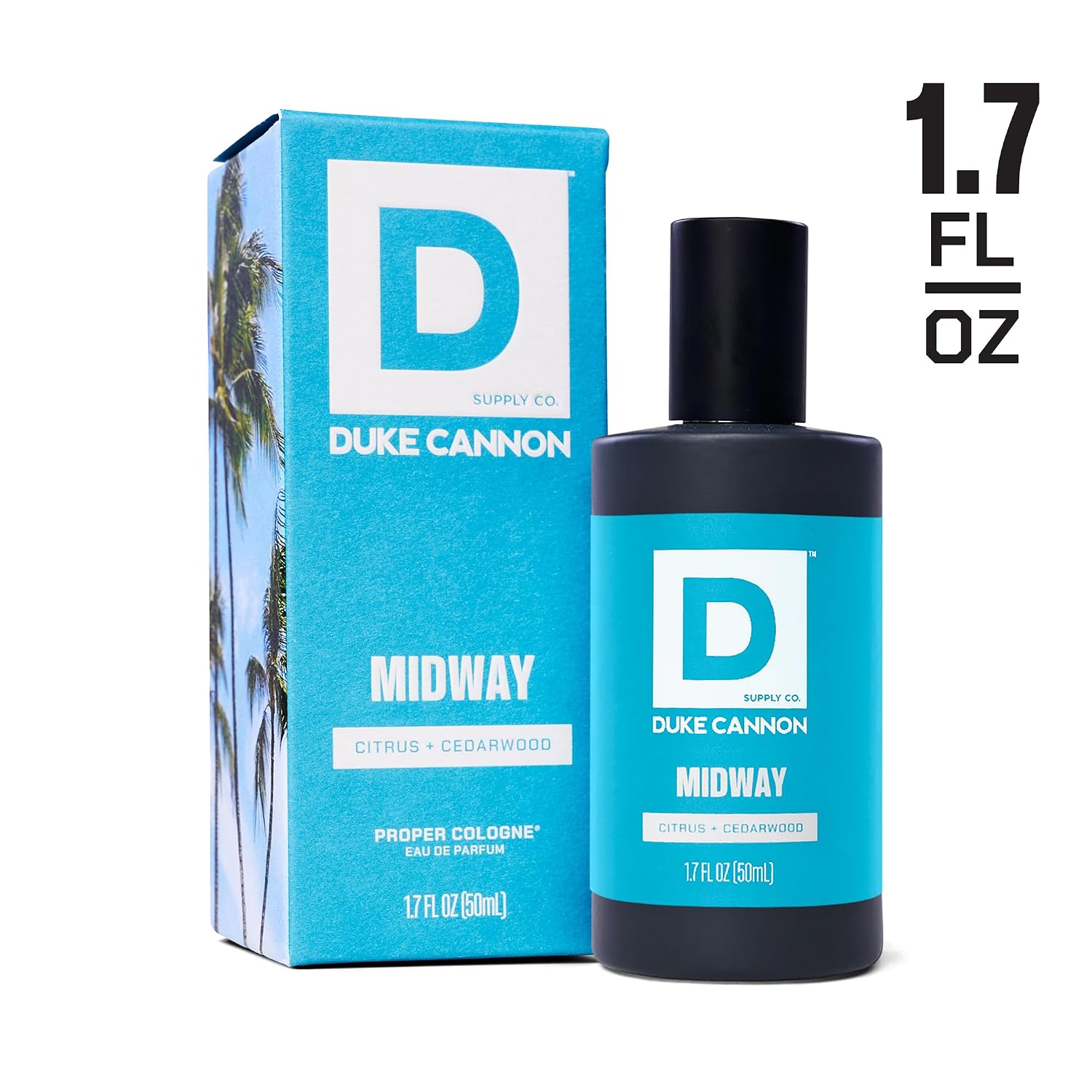 Duke Cannon Proper Cologne Midway | Eau de Parfum para hombre, cítr...