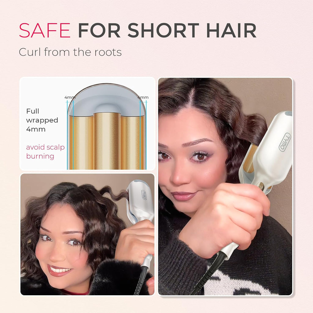 Rizador de Cabello Ondulador TYMO ROVY - Varita Rizador de Ondas de...