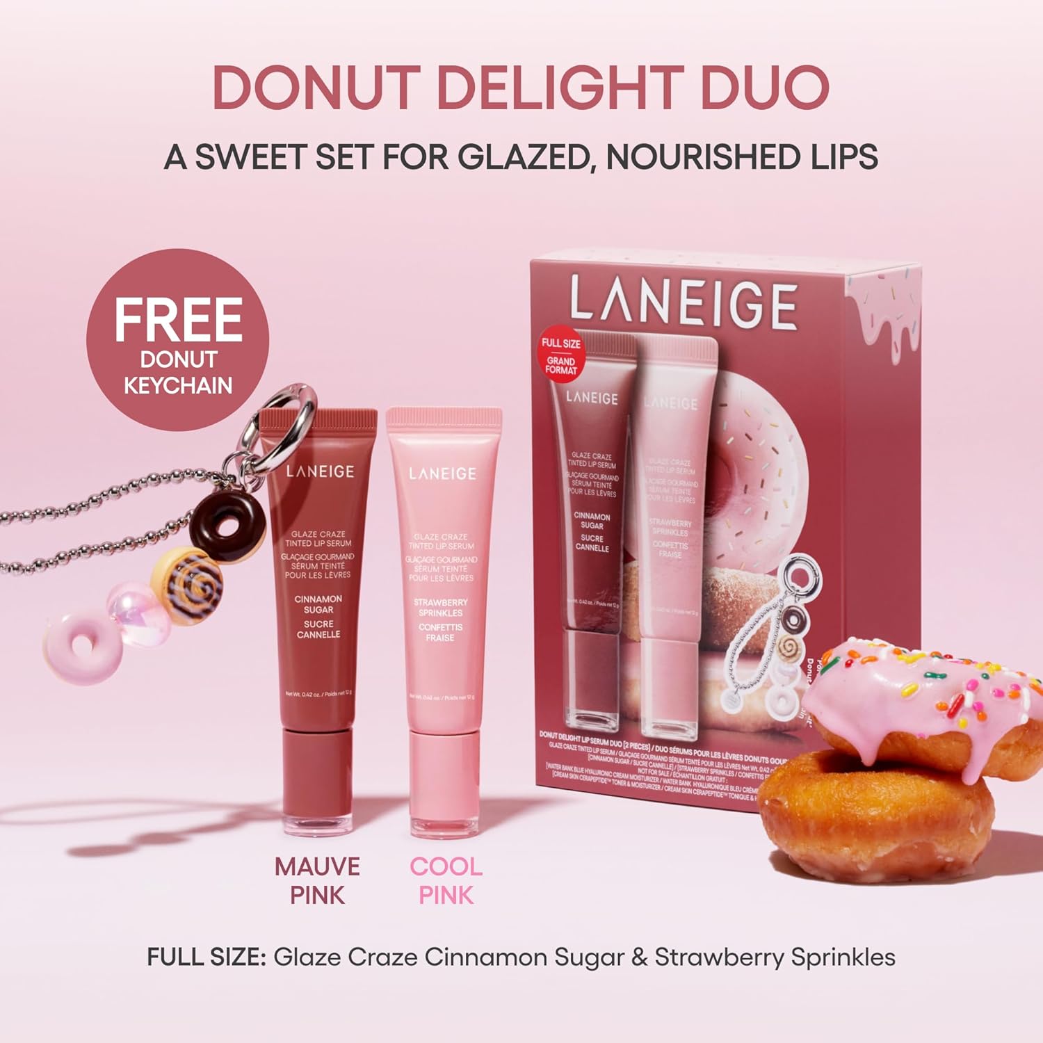 LANEIGE - Suero labial brillante Glaze Craze: Suero labial hidratan...