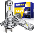 AUTOONE Bombilla LED H7, 1200% más brillante, 6500 K, blanco frío,...