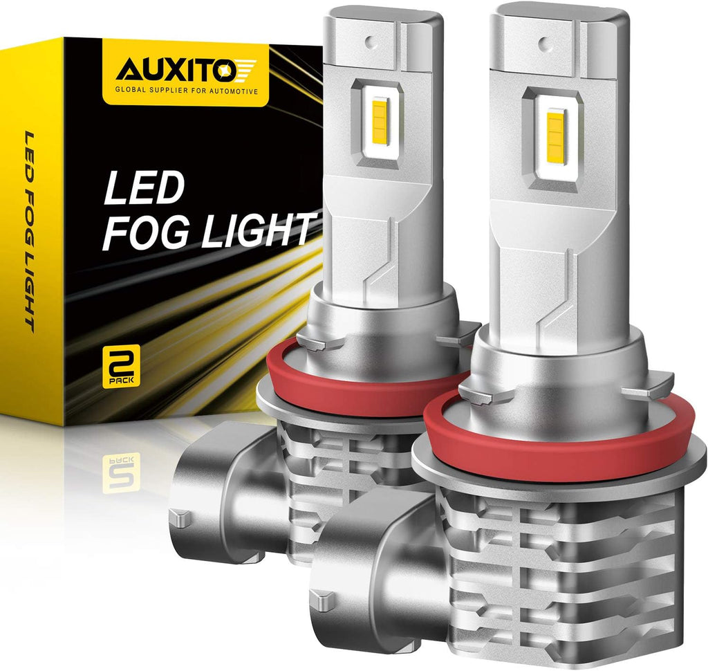 AUXITO Bombilla LED antiniebla H11 H8 sin ventilador, 40 W 6000 lm...