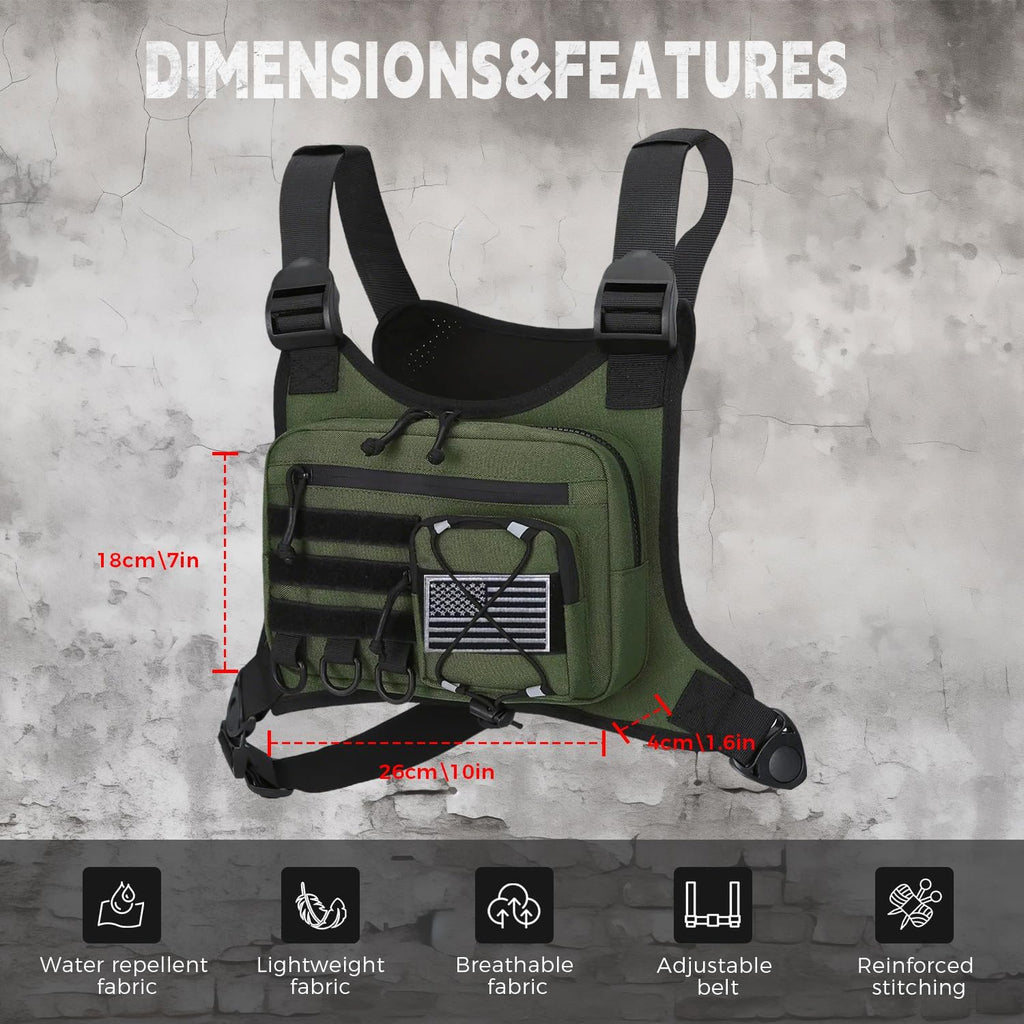 koculemi Bolsa de Pecho para Deportes al Aire Libre para Hombres, F...
