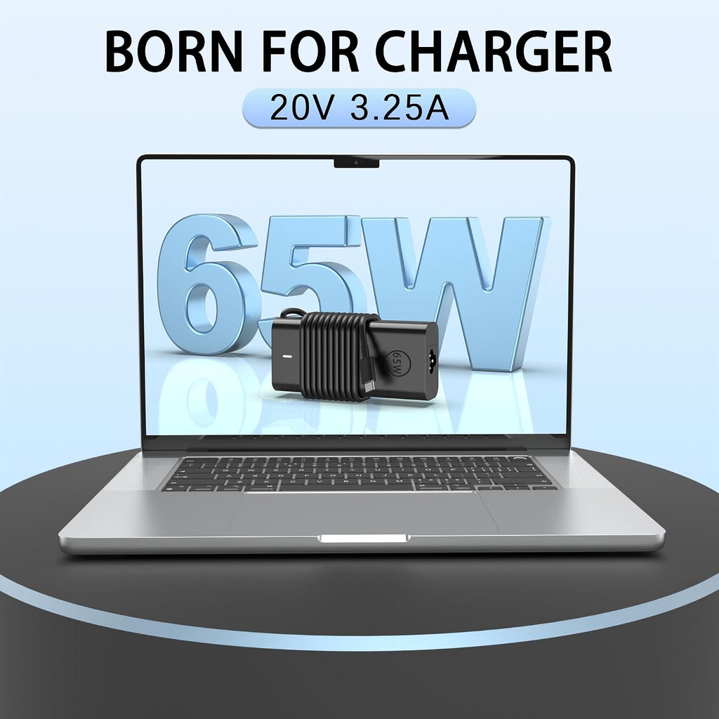 GEYUTOTE Cargador de portátil USB C de 65W 60W Compatible con carga...