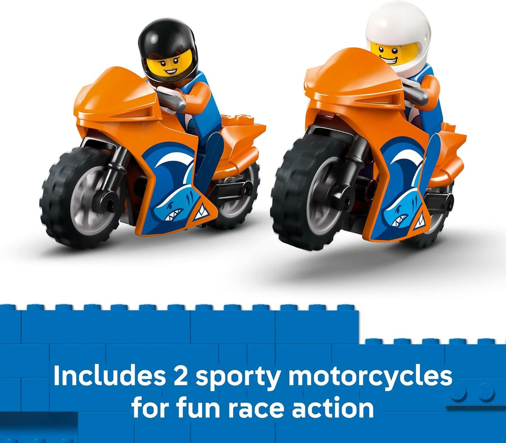 LEGO City Motorcycle Transporter - Juguete de construcción para niñ...