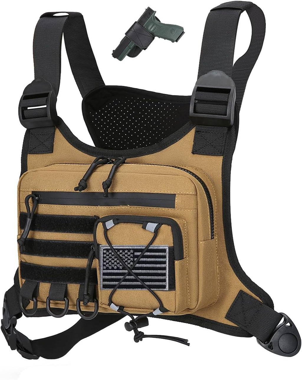 koculemi Bolsa de Pecho para Deportes al Aire Libre para Hombres, F...