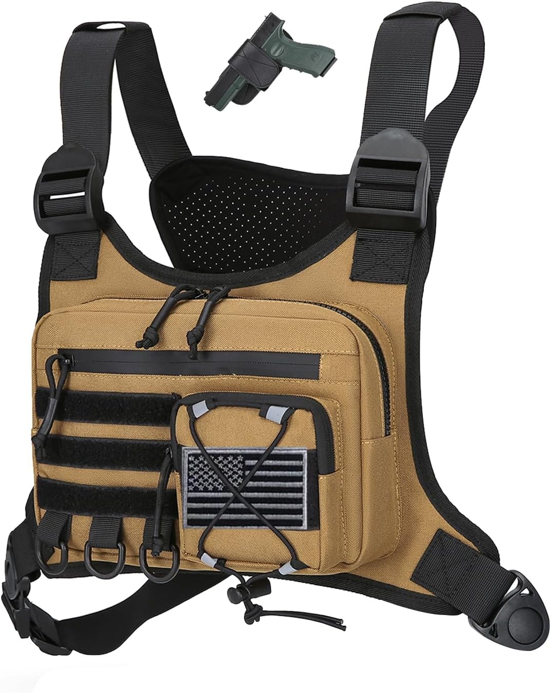 koculemi Bolsa de Pecho para Deportes al Aire Libre para Hombres, F...