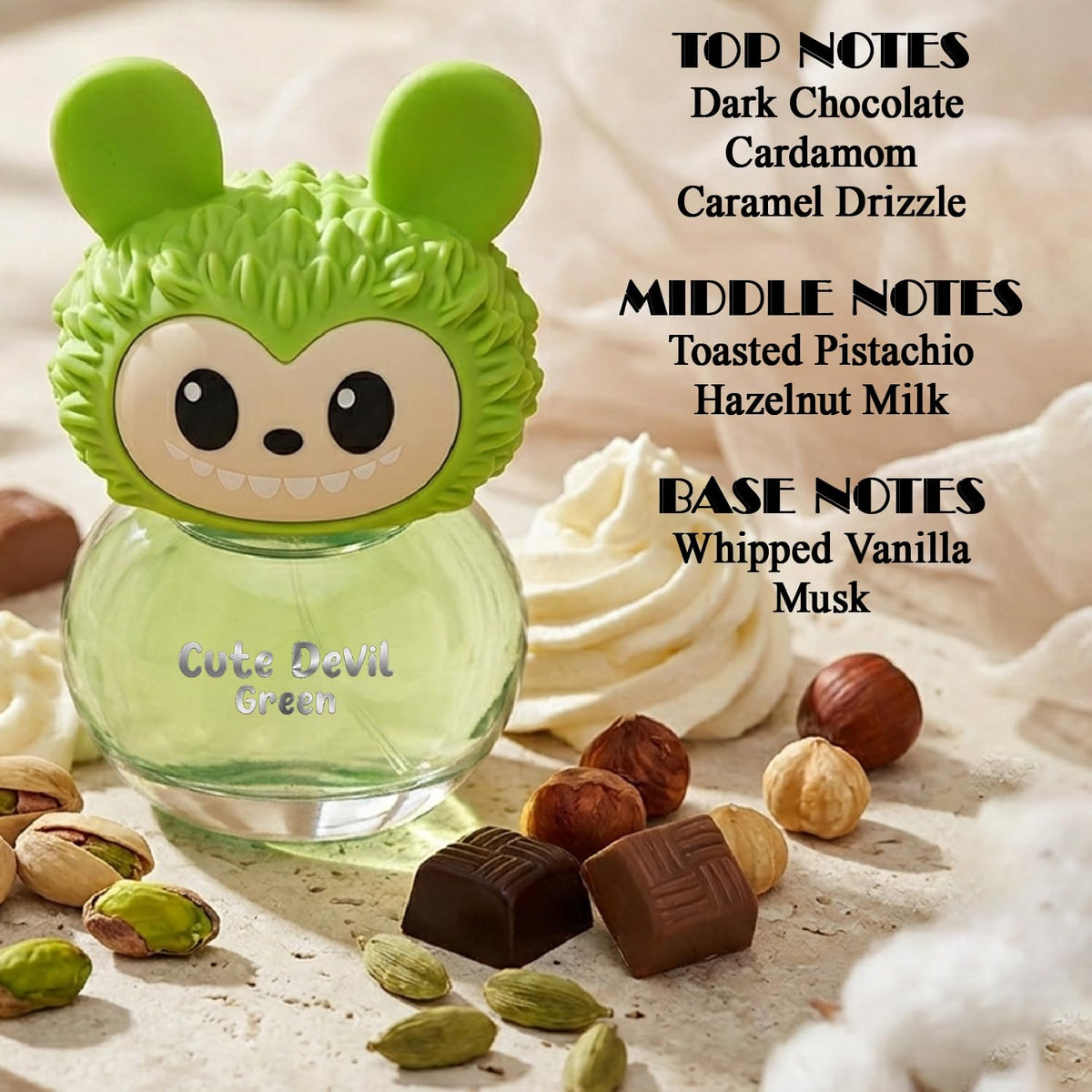 AHUJA Lindo perfume verde diablo 3.4 fl oz \u2013 Pistacho y leche...