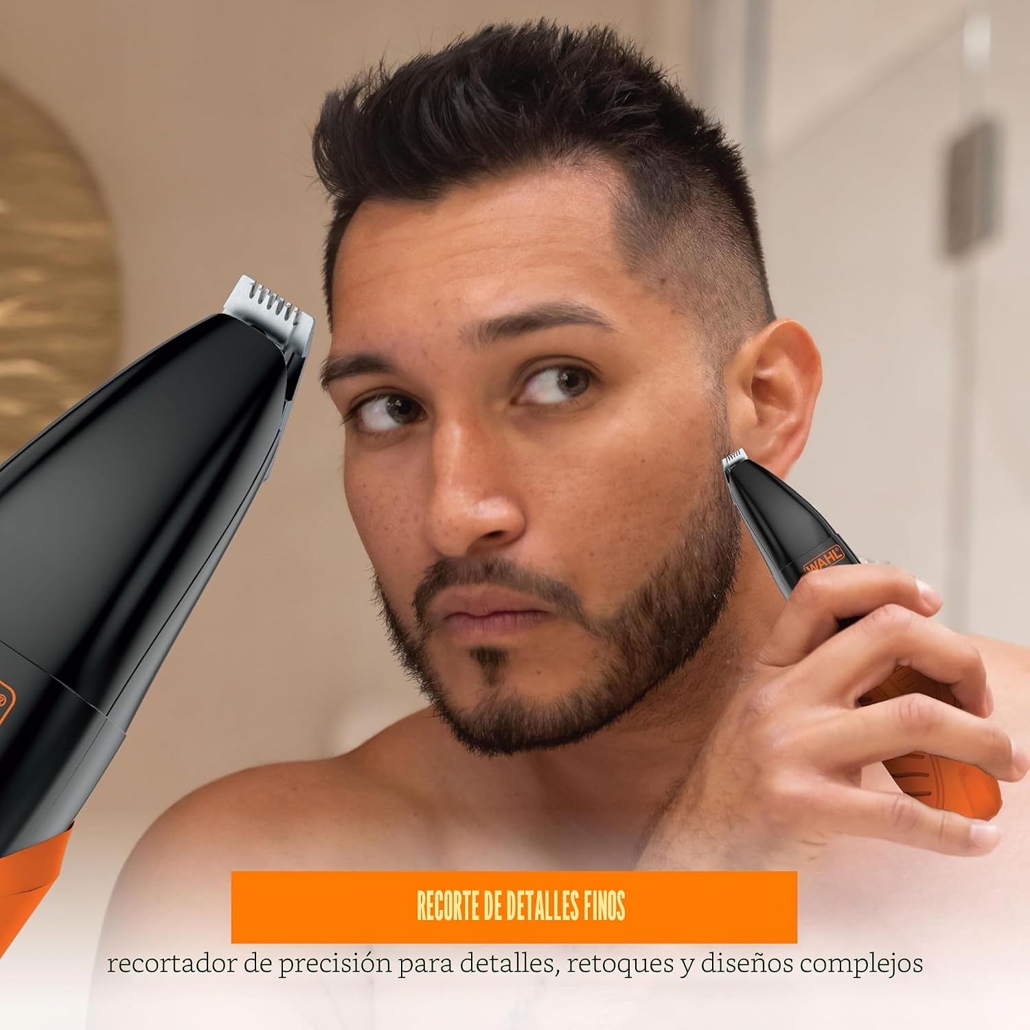 Wahl Trim Ninja - Maquinilla de afeitar eléctrica híbrida todo en u...