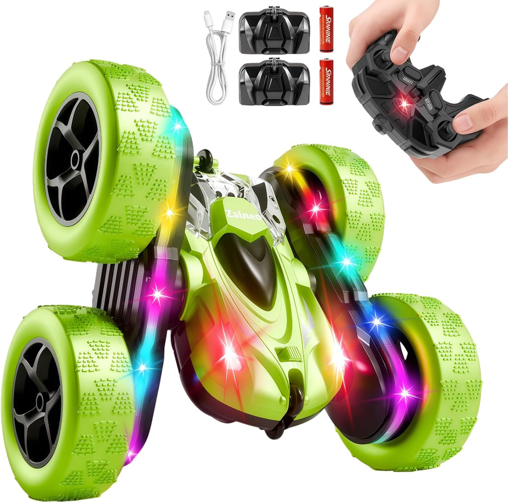 Zalneo - Auto de control remoto \u2013 4WD 360° Flip RC doble cara...