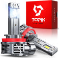TOPIK Bombillas H11\/H9 mejoradas más brillantes, 40,000 lúmenes, 8...