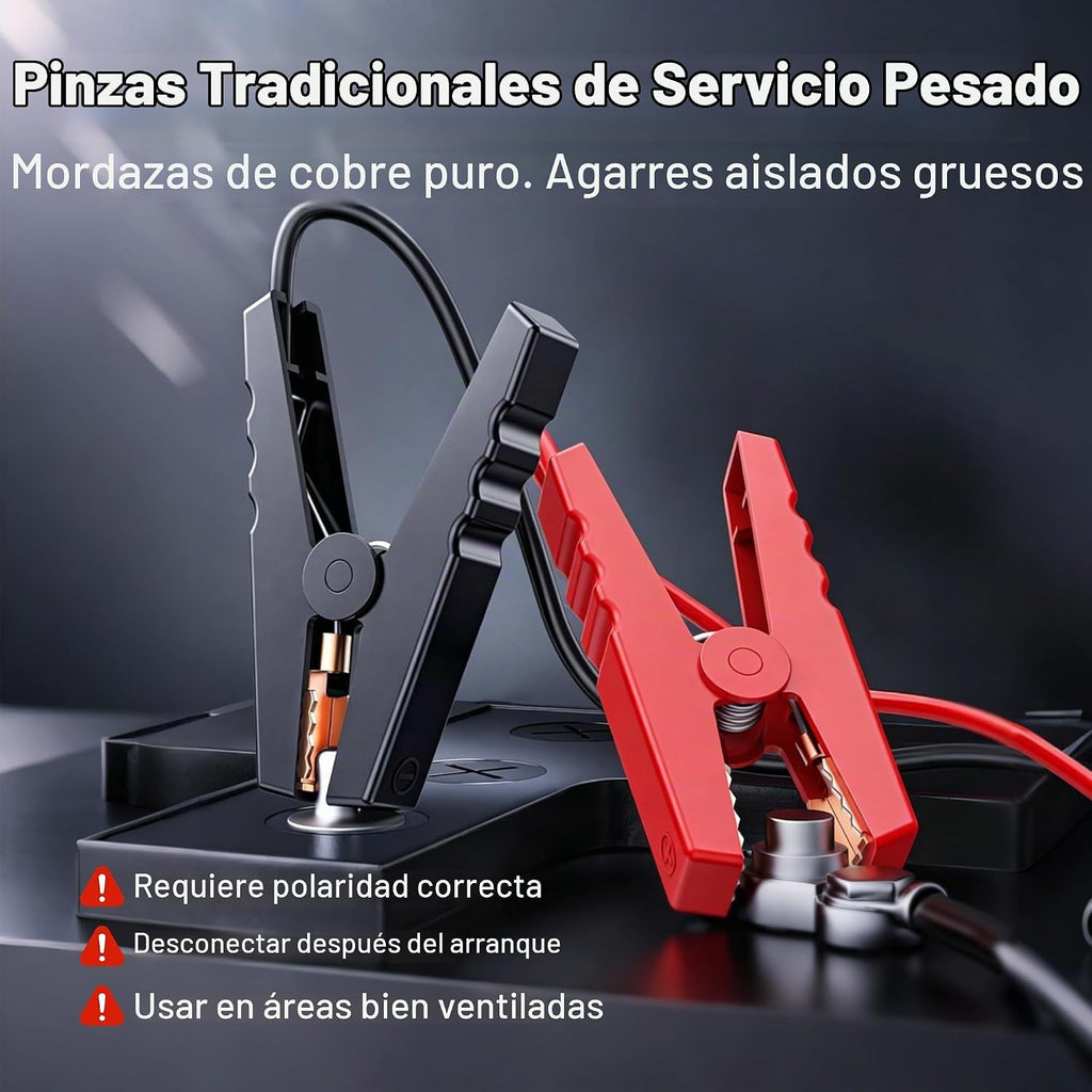 TM20 Jump Starter 5000A, cargador de batería portátil de coche 12V...