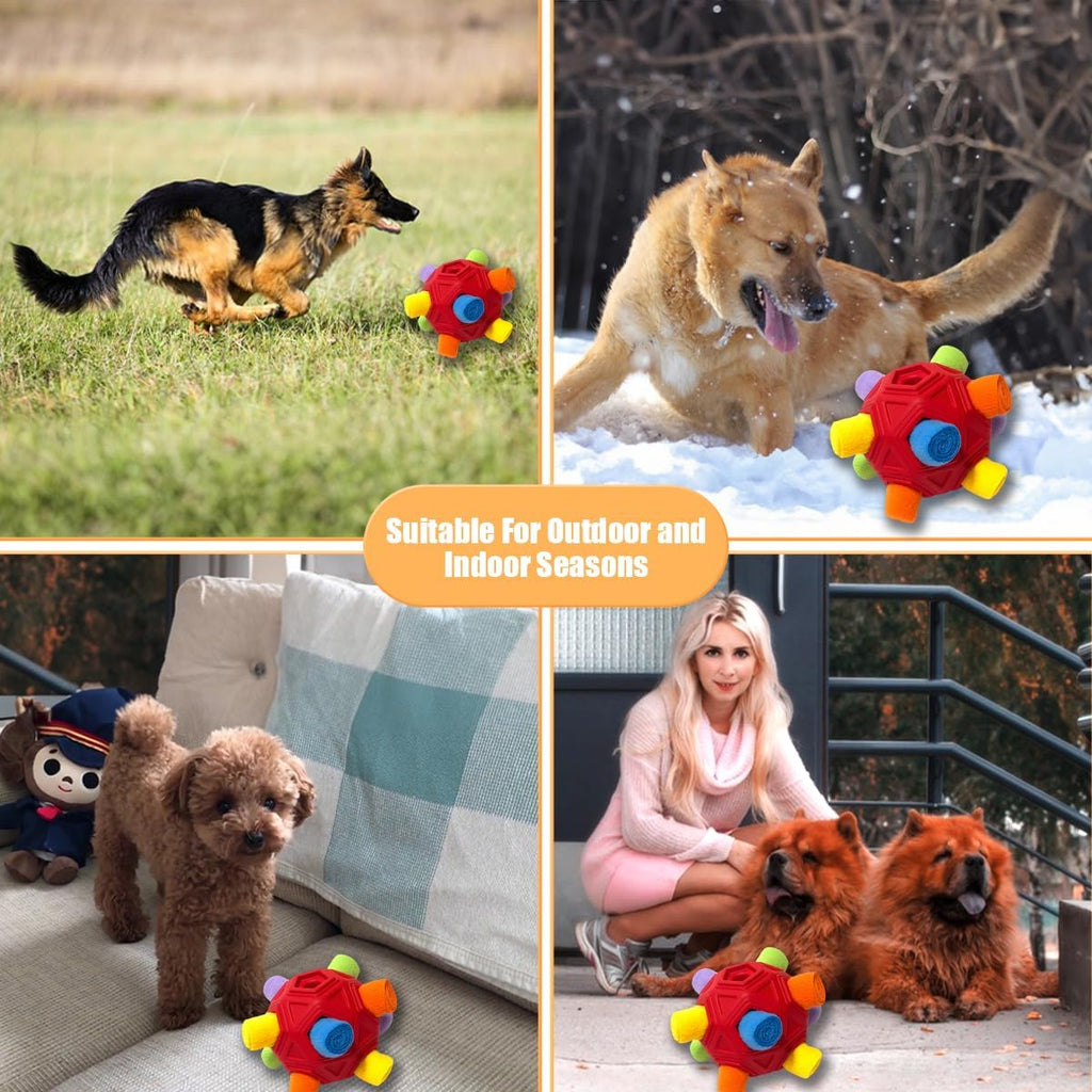 Pelota de olfateo para perros, juguetes interactivos para perros qu...