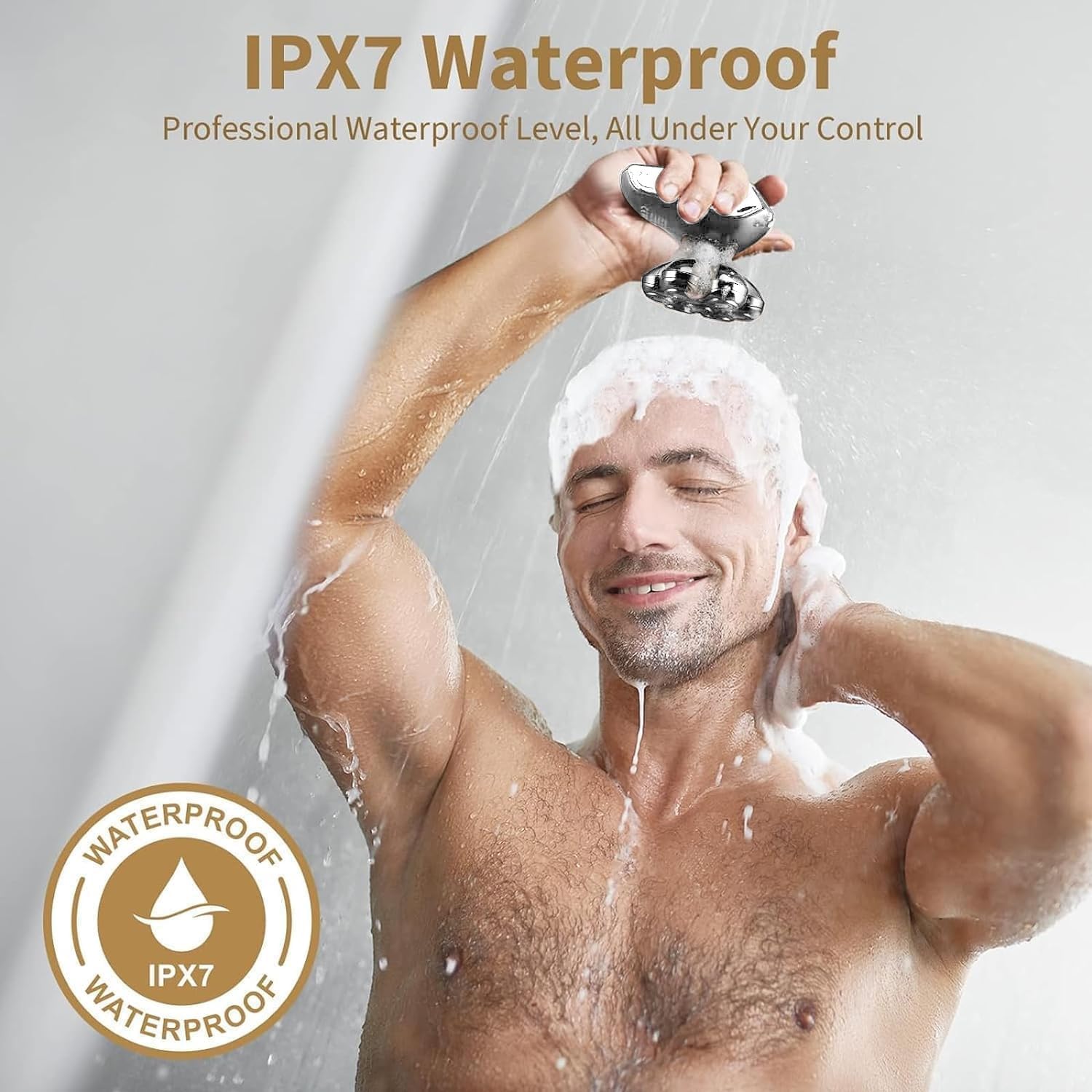SHPAVVER - Maquinilla de afeitar eléctrica 5 en 1 IPX7 impermeable...