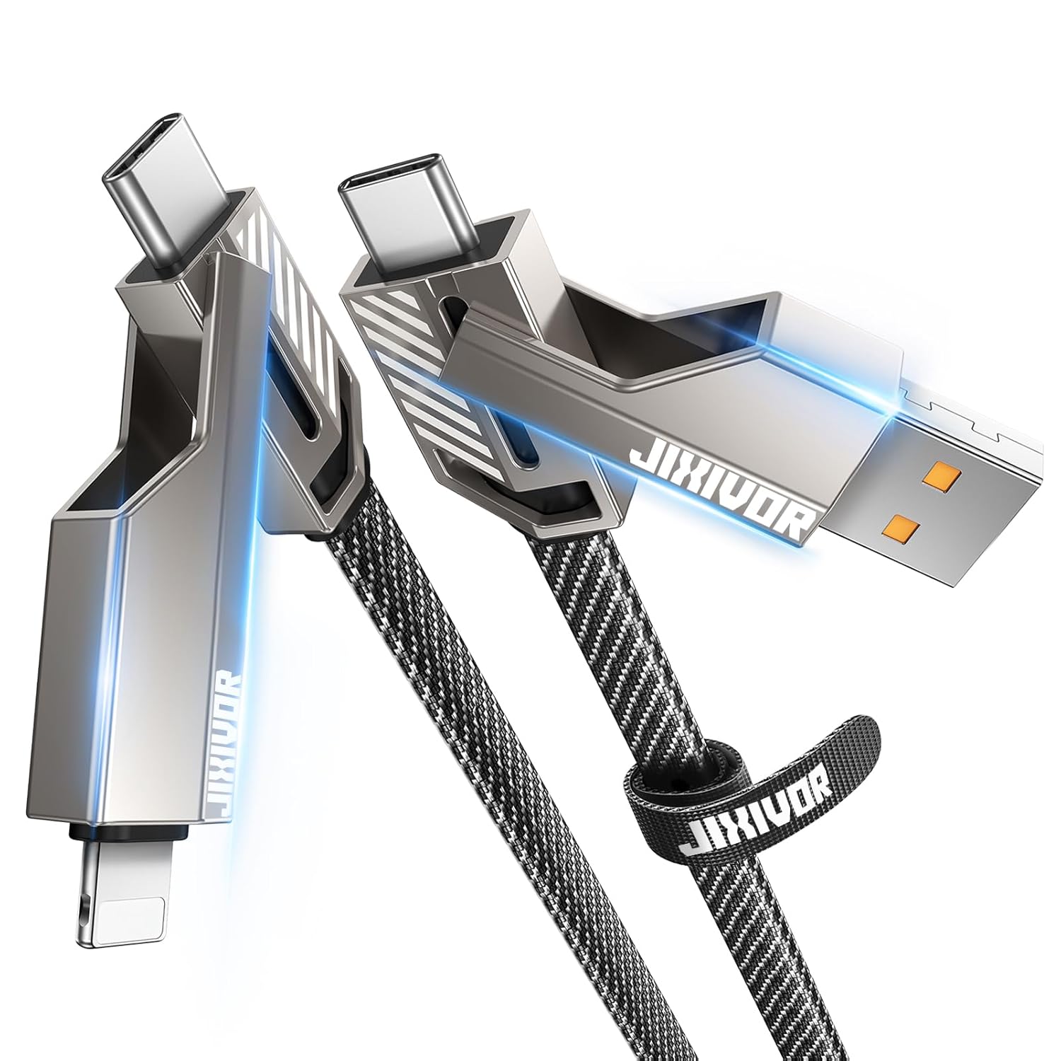 [Uno es suficiente] Compatible con cable USB C a Lightning 4 en 1,...