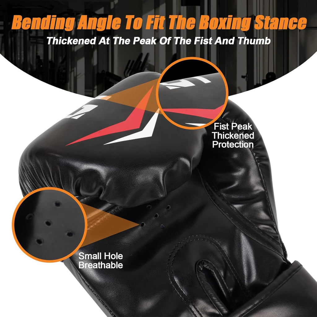 Guantes de boxeo para hombre, guantes de entrenamiento de boxeo, Mu...