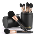 OMANIAC Juego de brochas de maquillaje profesional, 12 brochas de m...