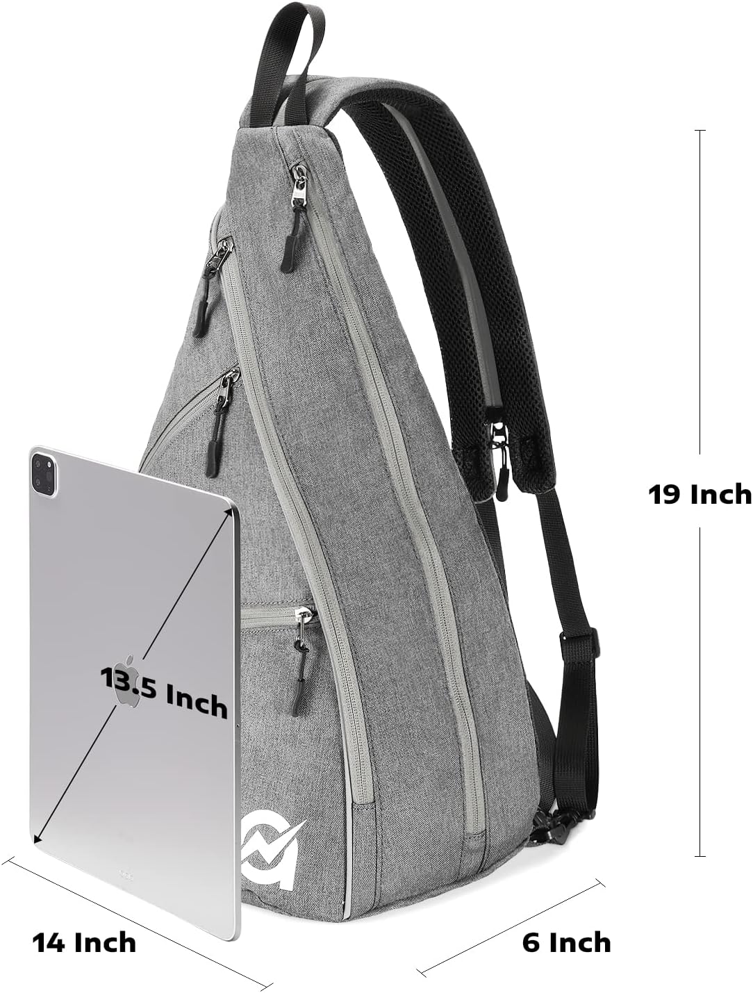 A11N SPORTS Bolsa de Pickleball, Bandolera Reversible con Correa Cr...